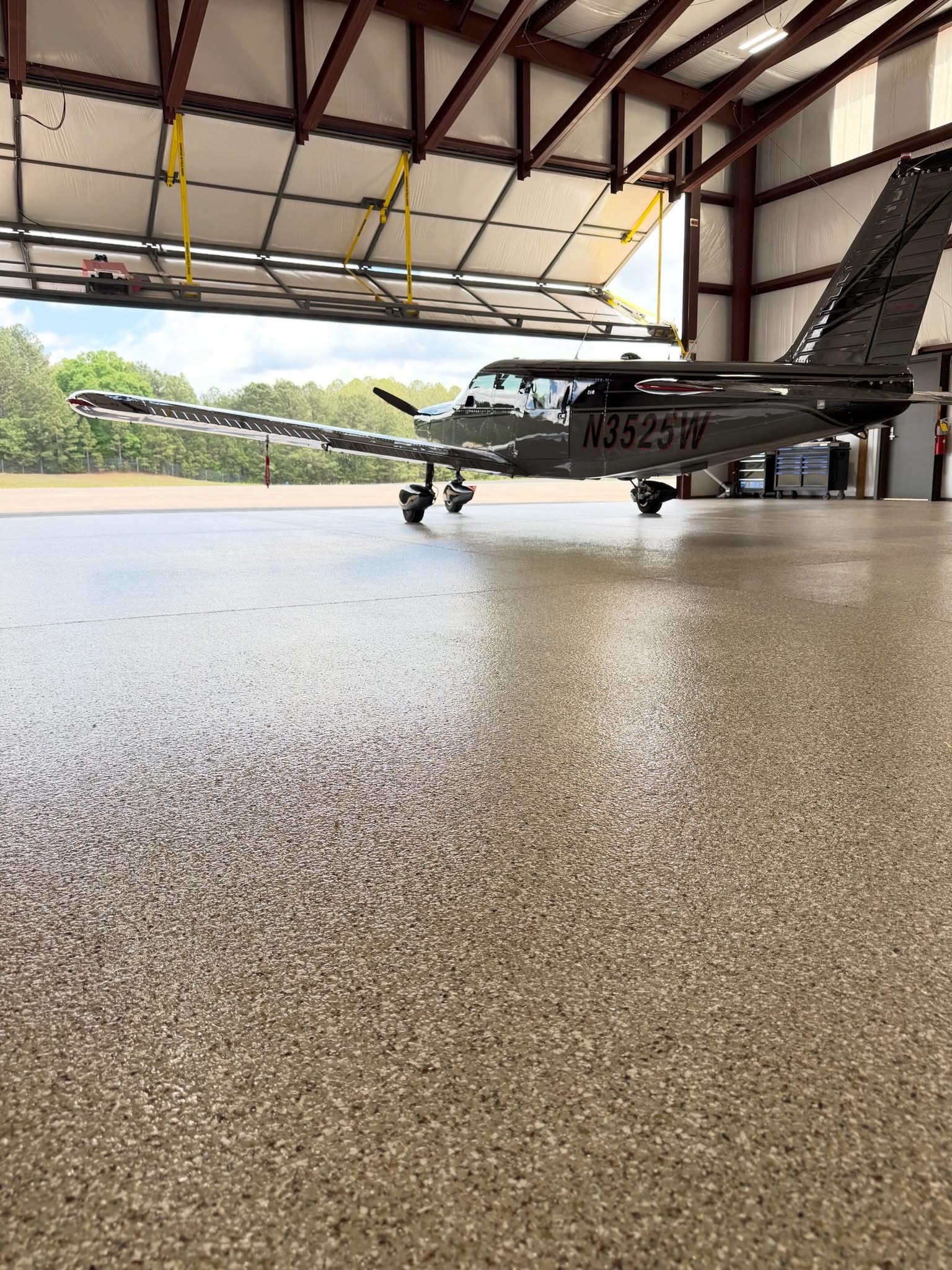Aircraft Hangar Epoxy Floor