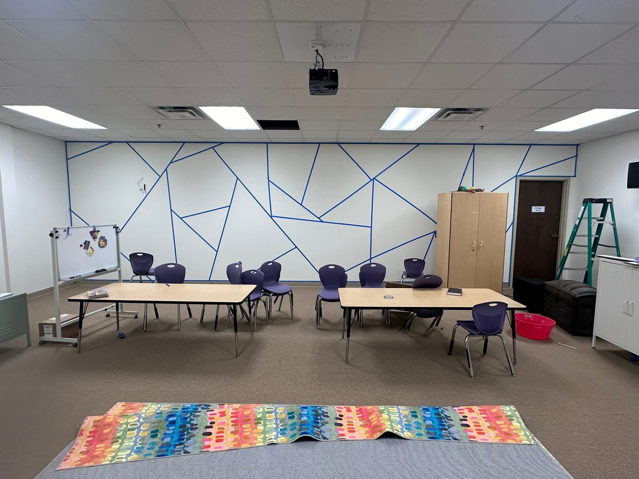 After — Geometric Wall